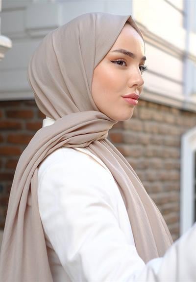 Pure And Soft Şal Vizon