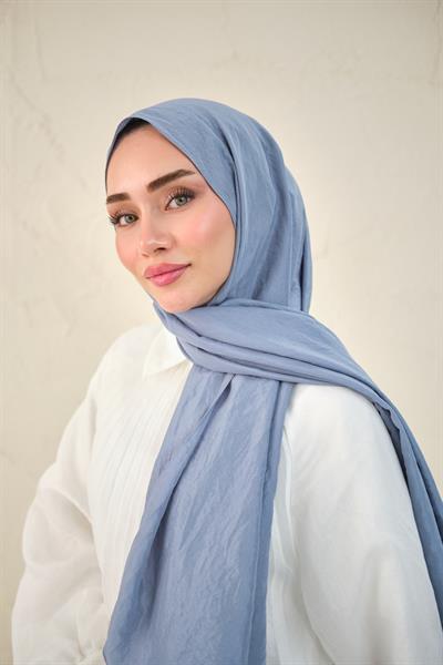 Pure Touch Kraş Şal Bebe Mavi