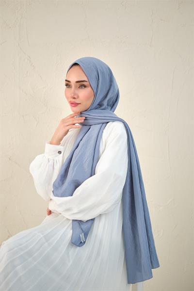 Pure Touch Kraş Şal Bebe Mavi
