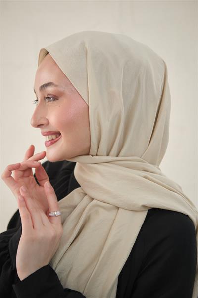 Pure Touch Kraş Şal Bej
