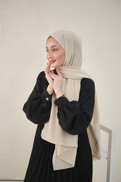 Pure Touch Kraş Şal Bej