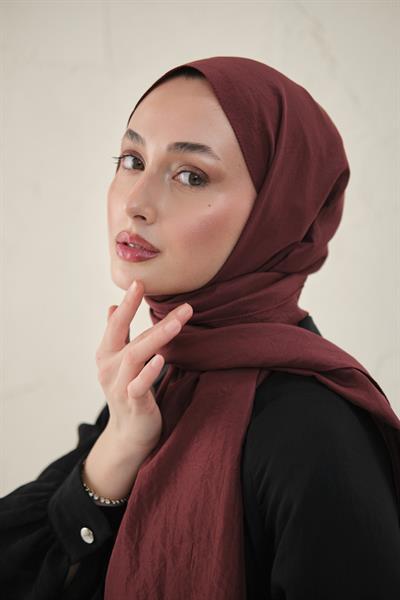 Pure Touch Kraş Şal Bordo
