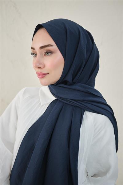 Pure Touch Kraş Şal Lacivert