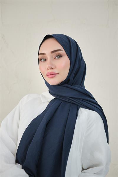 Pure Touch Kraş Şal Lacivert