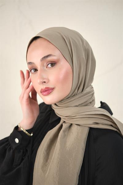Pure Touch Kraş Şal Vizon