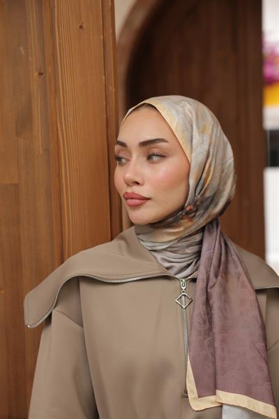 Ramona Desenli Pamuk Şal Bej