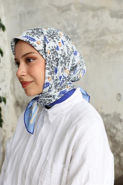 Riva Desen Bambu Kraş Eşarp Parlament