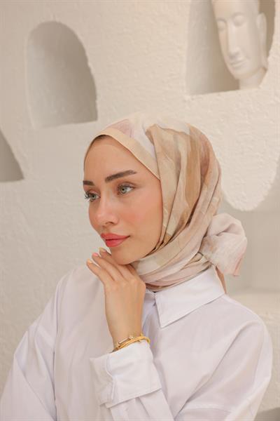 Rosella Desenli Pamuk Şal Fondöten