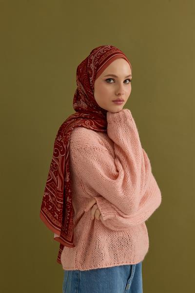 Santa Etnik Desen Şal