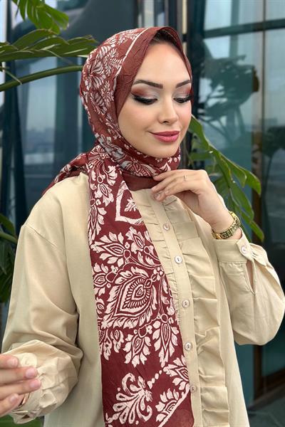 Shape Desen Kraş Şal Kiremit
