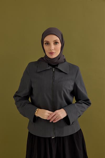 Soft Krinkıl Eşarp Antrasit