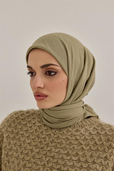 Soft Krinkıl Eşarp Çağla Yeşili