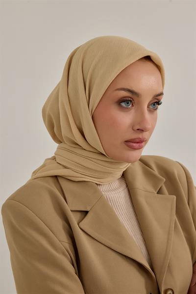 Soft Krinkıl Eşarp Kum Beji