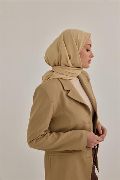 Soft Krinkıl Eşarp Kum Beji