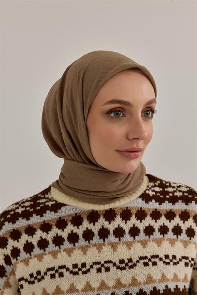 Soft Krinkıl Eşarp Latte