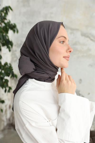Soft Krinkıl Şal Antrasit