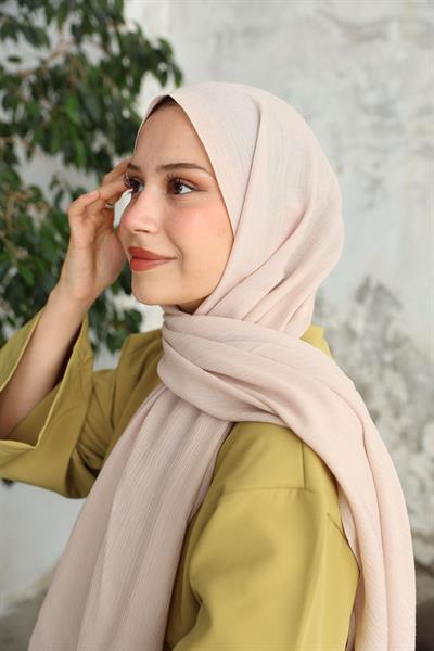 Soft Krinkıl Şal Bej