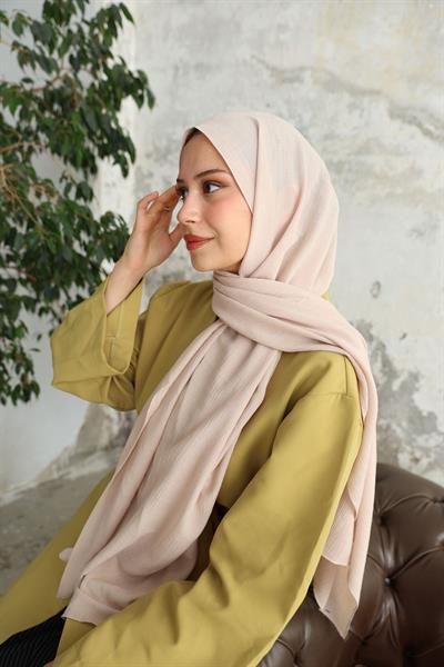 Soft Krinkıl Şal Bej