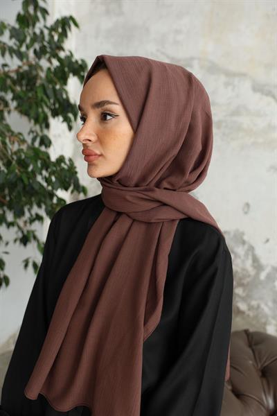 Soft Krinkıl Şal Çikolata