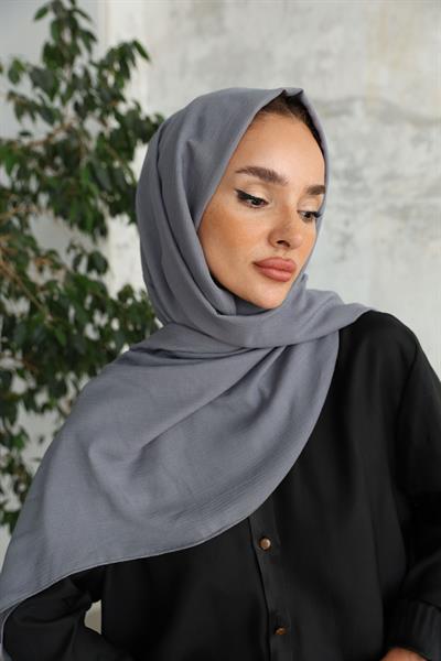 Soft Krinkıl Şal Füme