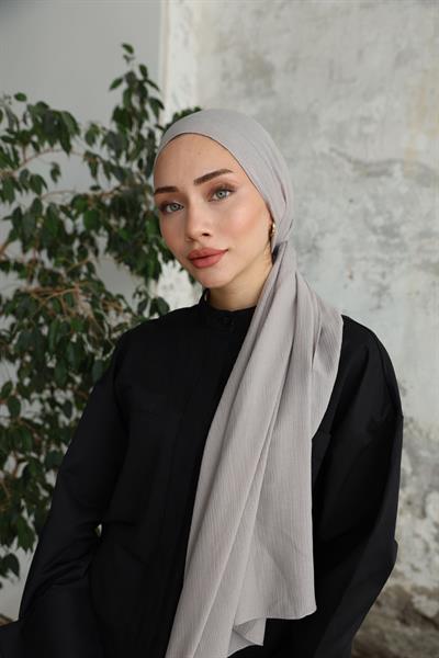 Soft Krinkıl Şal Gri