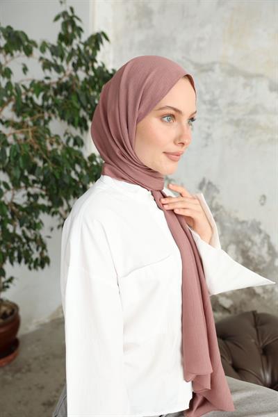 Soft Krinkıl Şal Rose