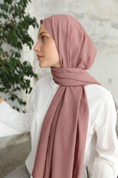 Soft Krinkıl Şal Rose