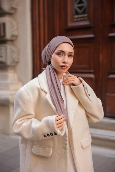 Valeria Desen İpeksi Jakar Eşarp Moda Vizonu