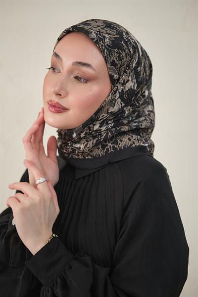 Vera Desen Viskon Eşarp Siyah