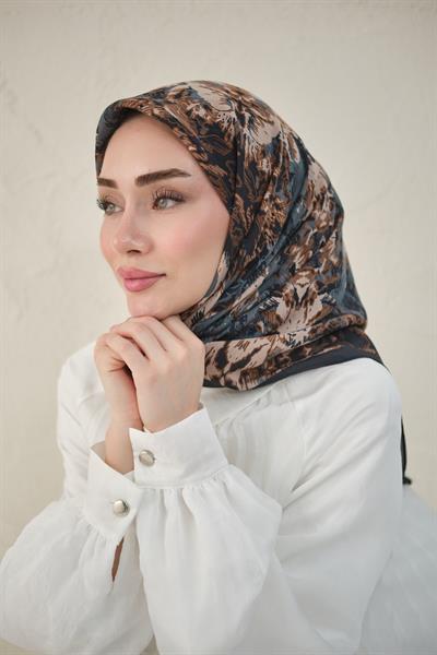Vera Desen Viskon Eşarp Toprak