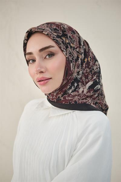 Vera Desen Viskon Eşarp Vişne