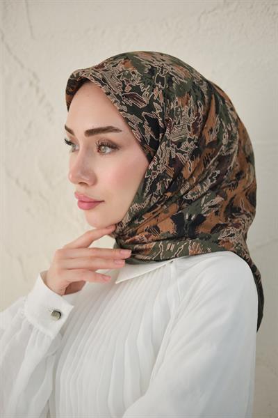 Vera Desen Viskon Eşarp Yeşil