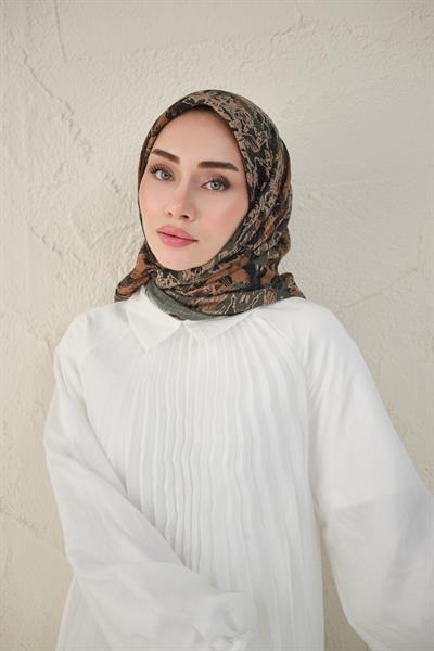Vera Desen Viskon Eşarp Yeşil