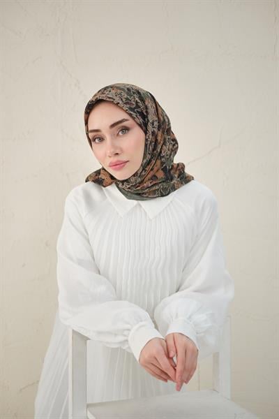 Vera Desen Viskon Eşarp Yeşil