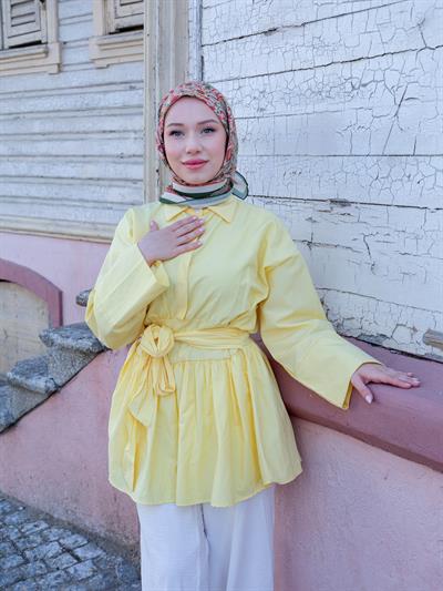 Vintage Desen Eşarp Kiremit