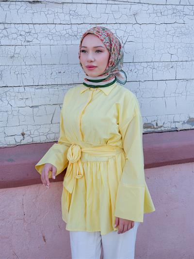 Vintage Desen Eşarp Kiremit