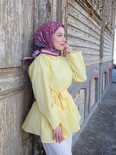 Vintage Desen Eşarp Orkide