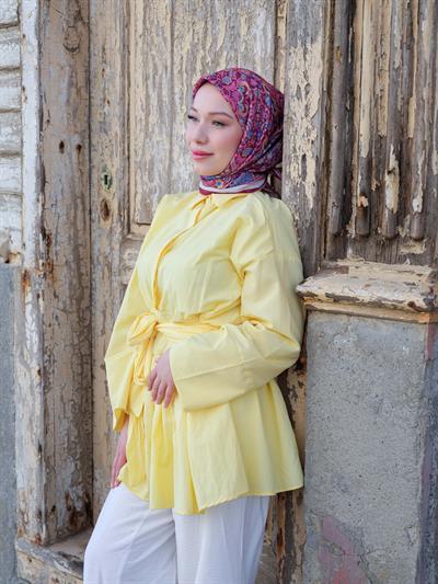 Vintage Desen Eşarp Orkide