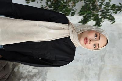 Violet Desen Jakar Şal Taş