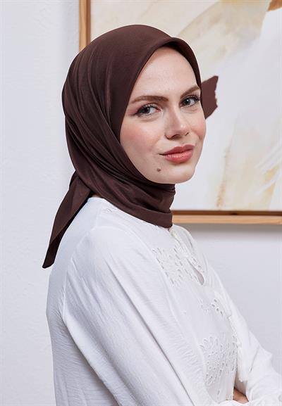 Vual Kraş Eşarp Acı Kahve