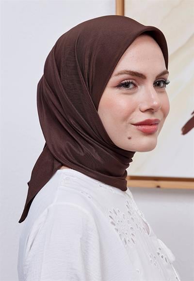 Vual Kraş Eşarp Acı Kahve