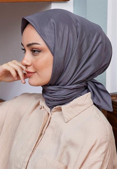 Vual Kraş Eşarp Antrasit