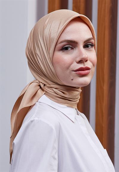 Vual Kraş Eşarp Cappucino