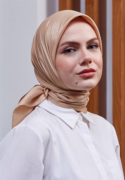 Vual Kraş Eşarp Cappucino