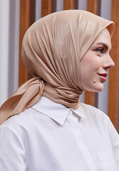 Vual Kraş Eşarp Cappucino