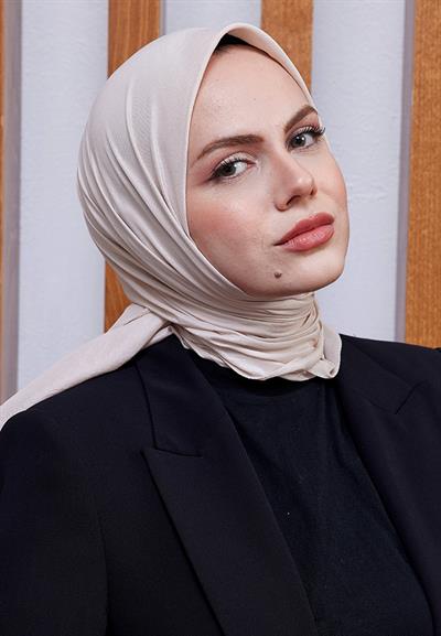 Vual Kraş Eşarp Fildişi