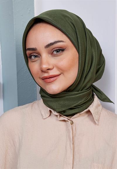 Vual Kraş Eşarp Haki