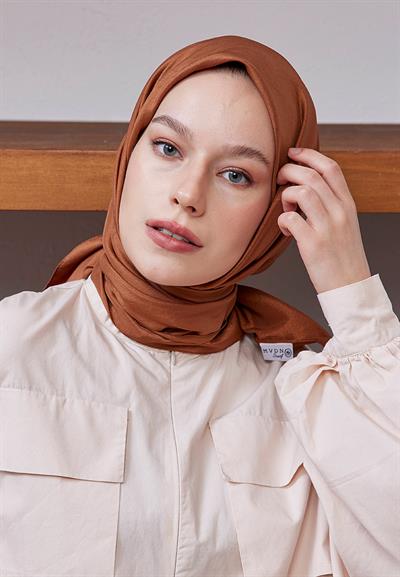 Vual Kraş Eşarp Karamel