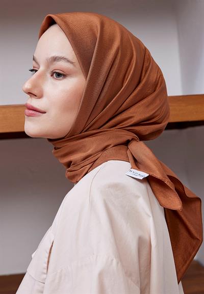 Vual Kraş Eşarp Karamel