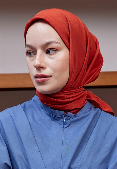 Vual Kraş Eşarp Kiremit